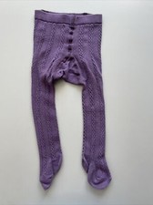 H&M BABY ♥ STRUMPFHOSE ♥ KLEINKINDER KINDER ♥ GR.62/68CM ♥  LILA