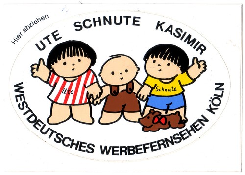 Ute schnute kasimir aufkleber - ute,