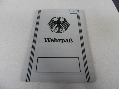 Wehrpass 1963 fm - wehrpass, btl.11