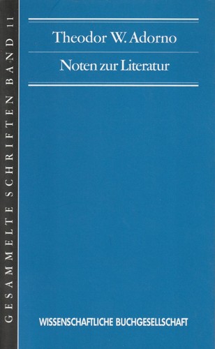 Theodor adorno noten - theodor, adorno: