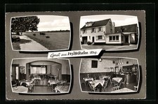 Ansichtskarte Mittelheim /Rhg., Gasthof Distelfink 