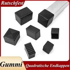 Vierkant Pfosten Rohrkappe Endkappe Silikongummi Kappe Stuhlbeinkappen Endkappen