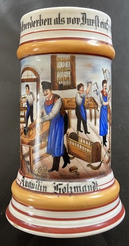 Antiker bierkrug zunftkrug - antiker,