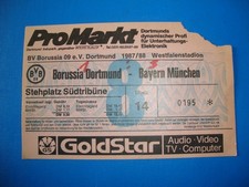87/88 Ticket BVB Dortmund FC