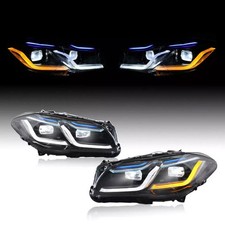 2stk Für BMW 5er F10 F11 2011-17 Xenon HID W/Adaptive Modified LED Scheinwerfer