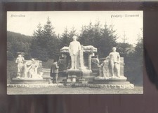 Schlesien-alte Ansichtskarte 1911-Freiwaldau-Prießnitz Monument