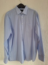 Oberhemd Herren,hellblau,klassisch, langarm Gr. 45