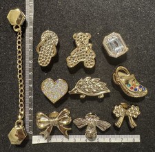 Stck gold schuh charms - stck.,