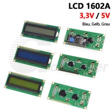 LCD 1602 16x2 Zeichen Display