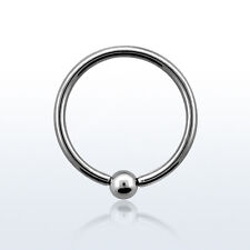 BALL CLOSURE RING LIPPENPIERCING Ohrring Brust Nasenring Intim Tragus Klemmring