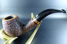 FREEHAND-PFEIFE PIPE "MASTRO DE PAJA MEDIA PESARO 0B 9mm FILTER HANDMADE ITALY"