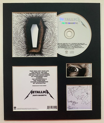 Metallica signed autographed - -,