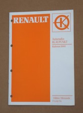 Renault Werkstatthandbuch Autoradio Blaupunkt Radiosat 2000 Ausgabe 1997
