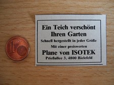 Reklame Werbeanzeige Plane von