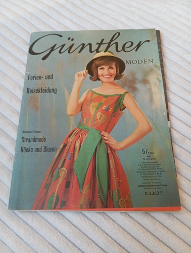 Günther moden ausgabe - moden, 5/1963