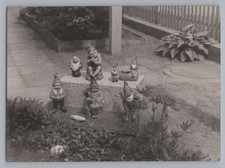 Gartenzwerge DDR - Altes Foto