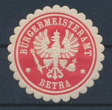 849651) DR Siegelmarke Bürgermeisteramt Betra 