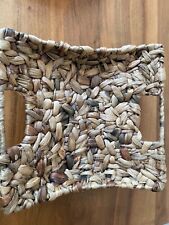 Brotkorb Deko Obstkorb Weidenkorb - braun - eckig