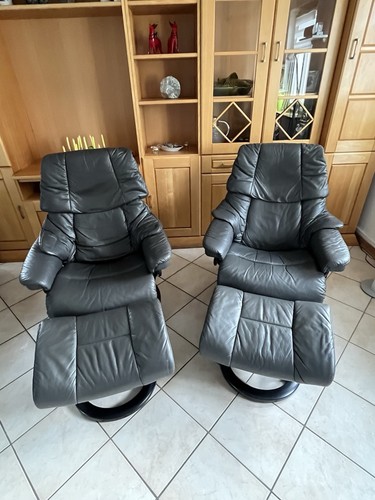 Stressless sessel mit - sessel, hocker