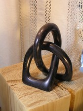 Figur Skulptur Knoten ewige Liebe Dekofigur Briefbeschwerer Speckstein handmade