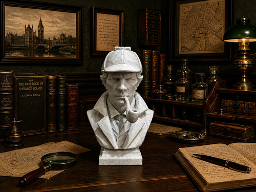 Sherlock holmes detektivbüste - holmes,