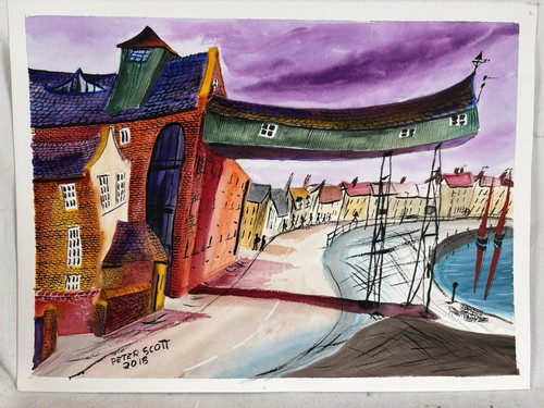 Original 2018 aquarell the - aquarell, "the