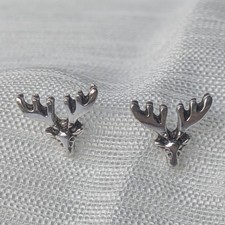 925 Silber Ohrstecker Elch