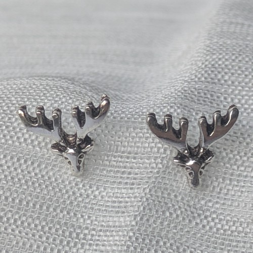 925 silber ohrstecker - ohrstecker, elch