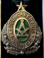 Alter Freimaurer Orden von 1934 in Silber im Original Etui - K1