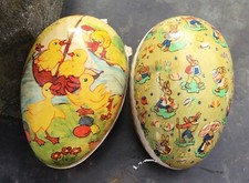 2 alte Pappeier  altes Pappei