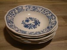 Karlsbader Zwiebelmuster RGK Porzellan Suppenteller Tief Geschirr Blaumalerrei