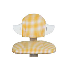 Sitzkissen Ersatzkissen gelb wendbar 2tlg für Nomi Evomove Hochstuhl