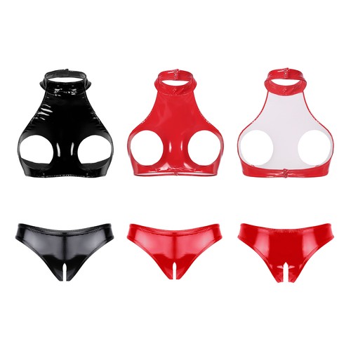 Sexy women lingerie set open - set,