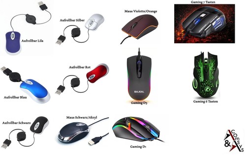 Usb maus mini klein gamer - mini,