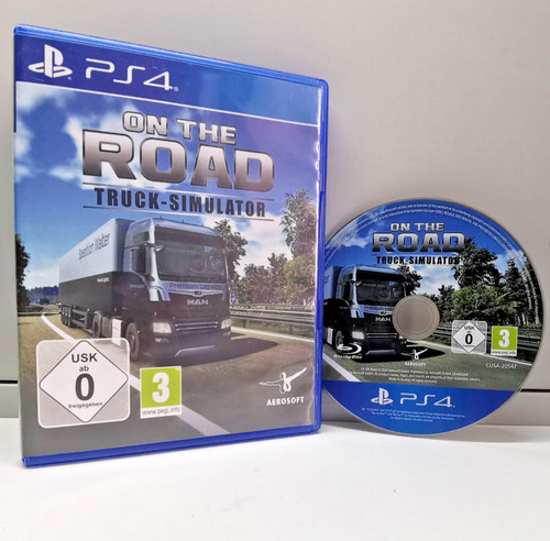 The road truck - on,