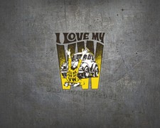 I Love My... Aufkleber -