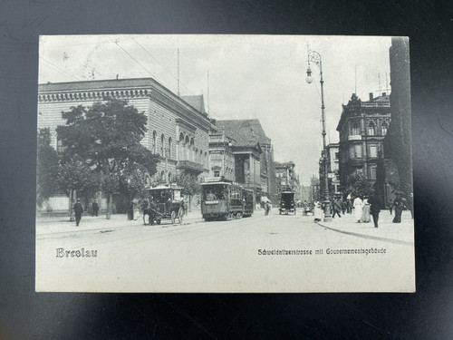 Postkarte breslau - -,
