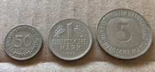 Konvolut von 3 Münzen / 50