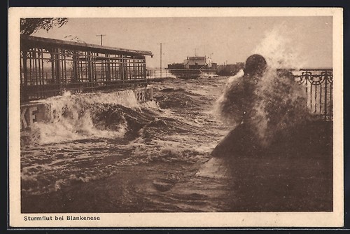Hamburg blankenese sturmflut - hamburg-blankenese,,