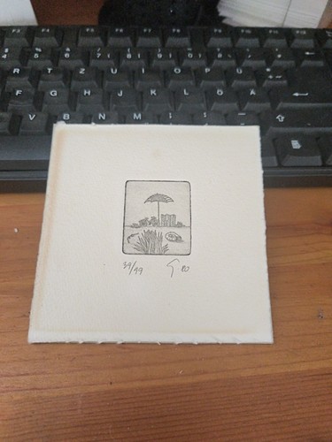 Original radierung 99 - radierung, 39/99
