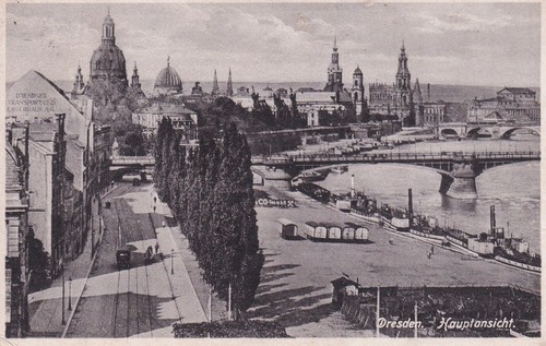 Postkarte dresden - -, /