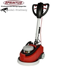 Sprintus Einscheibenmaschine Zeus Bohnermaschine + Tank, Bürste mittel & weich