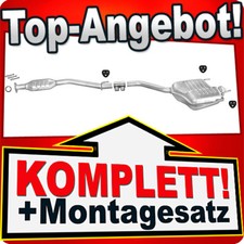 Auspuff für MERCEDES (W202, S202) C180 C200 Stufenheck Kombi 93-96 Auspuffanlage