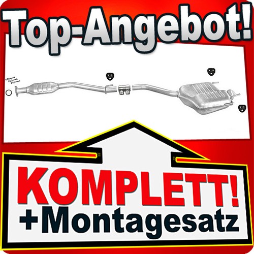 Auspuff für mercedes w202 - mercedes, (w202
