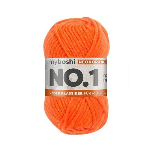 Myboshi wolle neonorange - no, 1