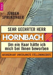 Sehr geehrter herr - herr, hornbach