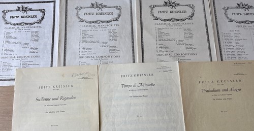 Fritz kreisler konvolut - kreisler, 7