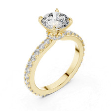 1,1 kt Solitair runder VVS1 38