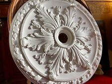 Stucco -  Stuckrosette mit Akanthus-Blatt 100-281 Rosette d=47 cm aus Stuck