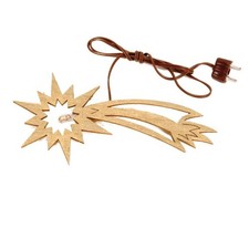 Riffelmacher Krippenzubehör Komet mit LED-Beleuchtung 12 cm  Krippenzubehör